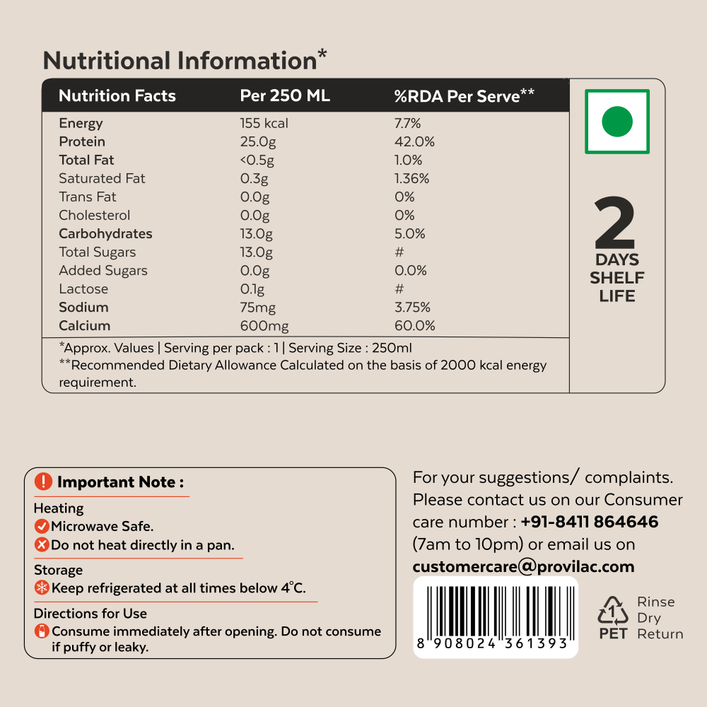 CRED High Protein Milk
