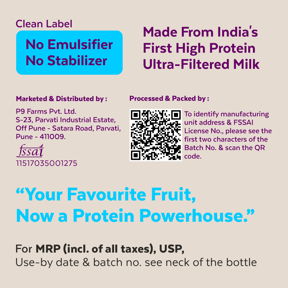 High Protein Chickoo Milk