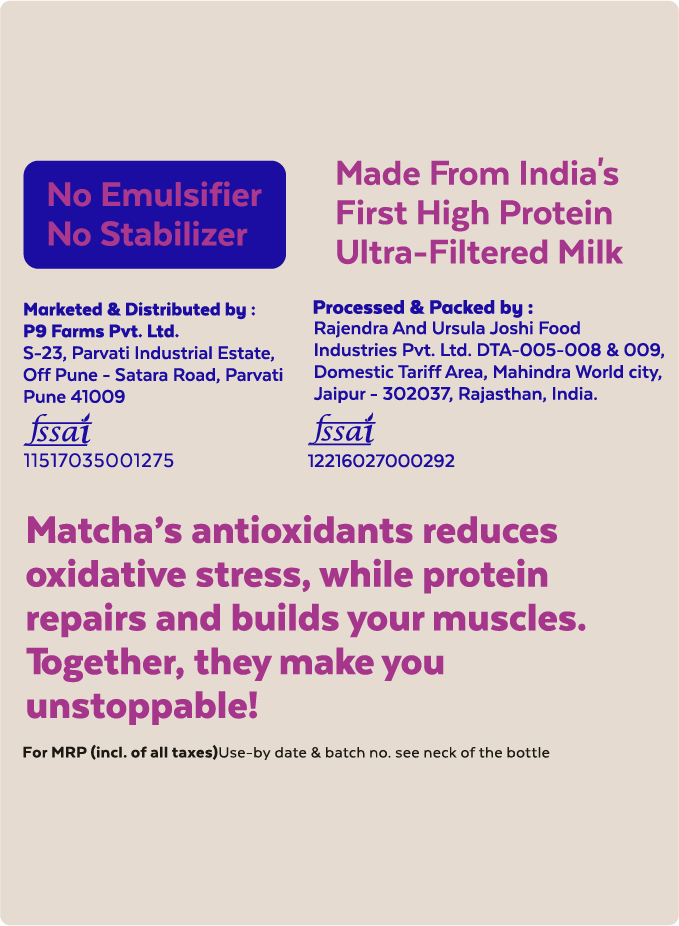 High Protein Matcha