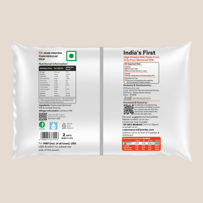 High Protein Milk 250 ML Pouch