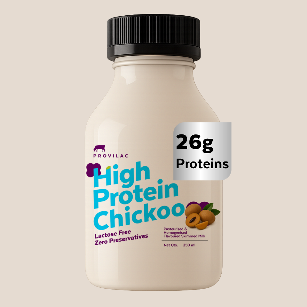High Protein Chickoo Milk