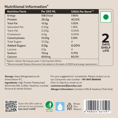 High Protein Hazelnut Coffee