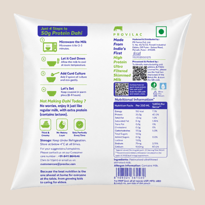 Provilac High Protein Milk – Maker’s Edition