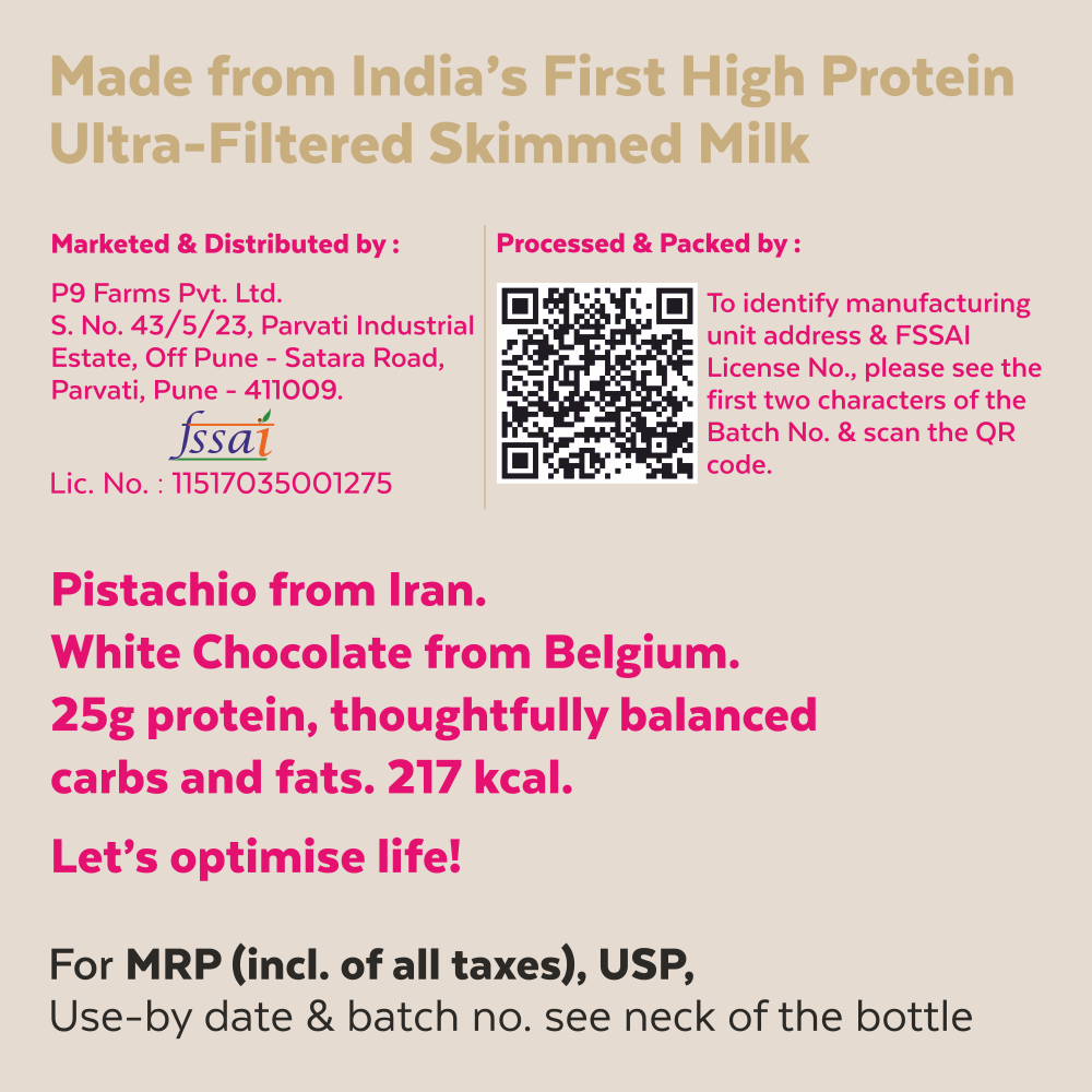 High Protein White Velvet Pistachio