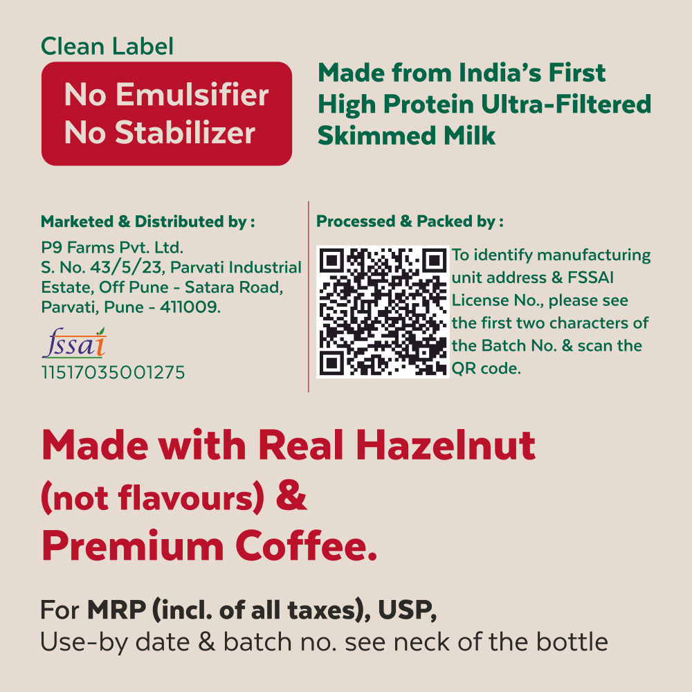 High Protein Hazelnut Coffee