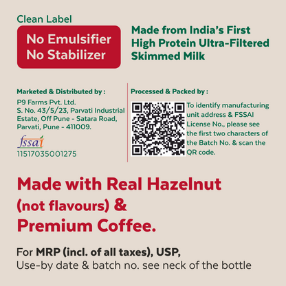 High Protein Hazelnut Coffee