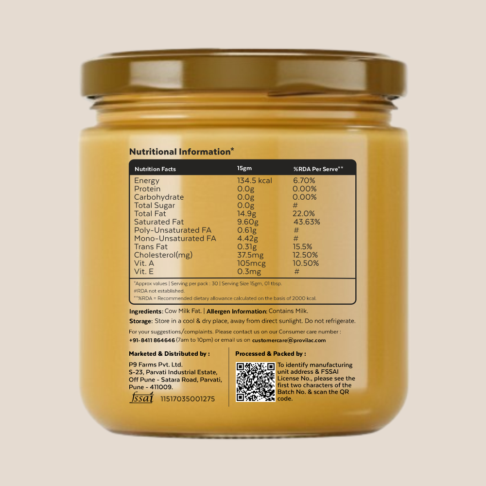 Cultured Cow Ghee