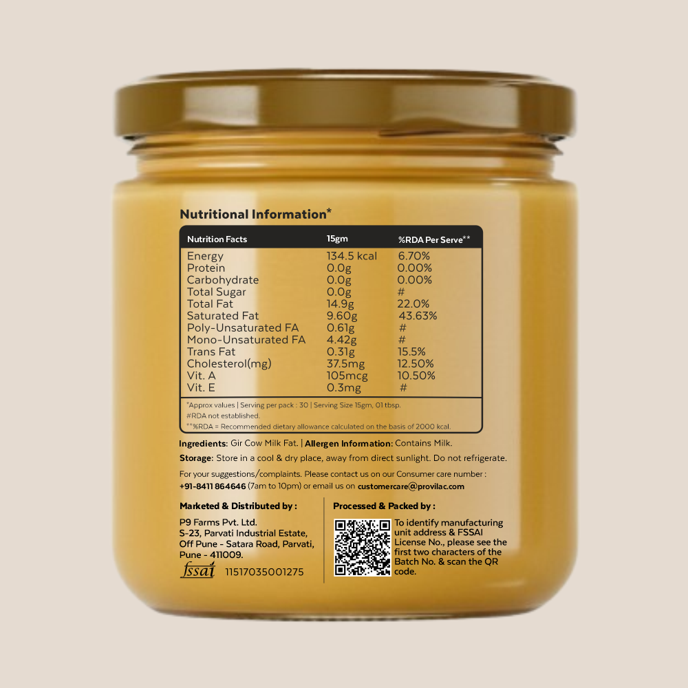 A2 Gir Cow Ghee